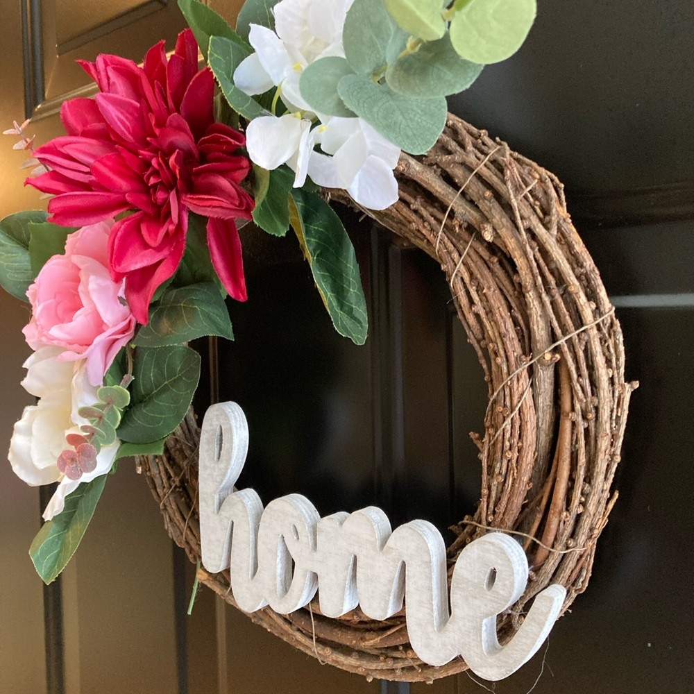 Beautiful Floral Home wreath